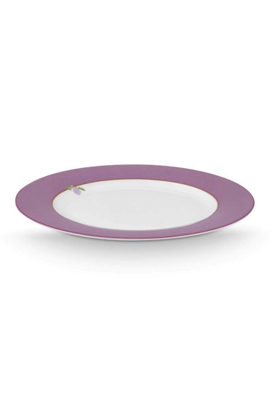 PLATO POSTRE LILY & LOTUS LILAC