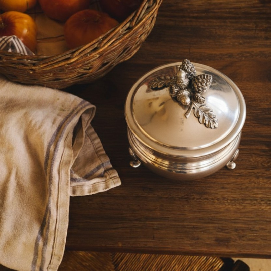 BOWL BELLOTA EN PELTRE PARA SALSA