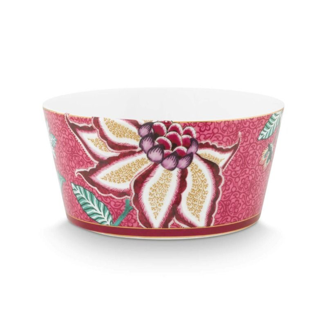 JUEGO DE 4 BOWL FLOWER FESTIVAL ROSADO 12cm