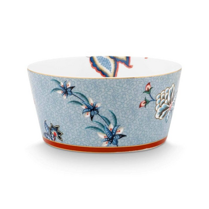 JUEGO DE 4 BOWL FLOWER FESTIVAL AZUL 12cm