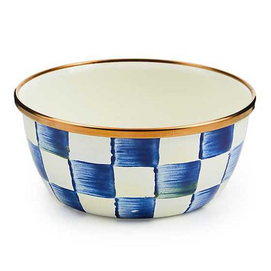 Bowl  pequeño royal check azul