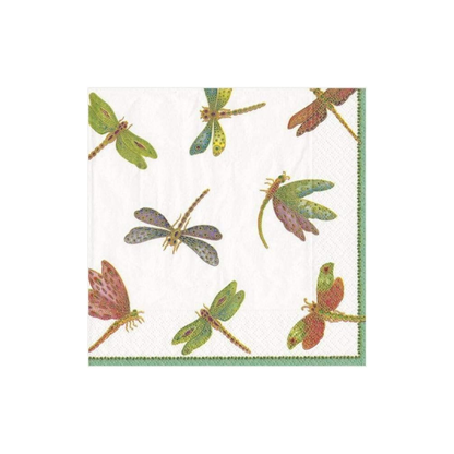 SERVILLETAS PAPEL CÓCTEL LIBÉLULAS