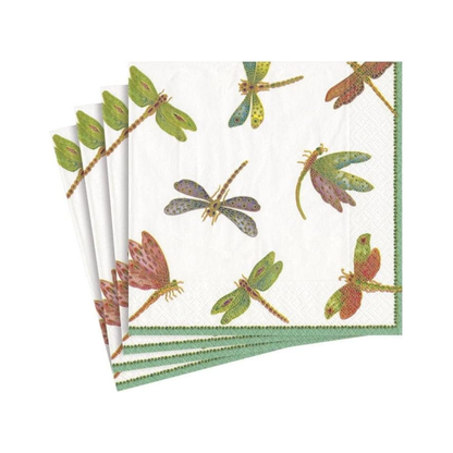SERVILLETAS PAPEL CÓCTEL LIBÉLULAS