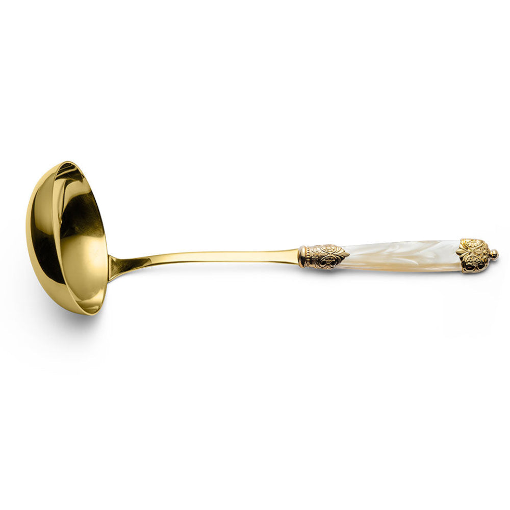 CUCHARON PARA SOPA MIRAGE TIN GOLD IVORY
