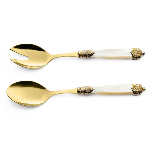 SET DE ENSALADA MIRAGE TIN GOLD IVORY