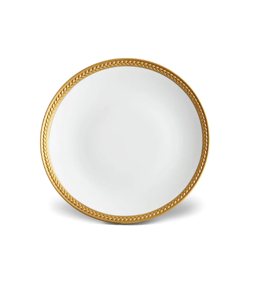 Plato de pan Soie Tressee Gold 17cm