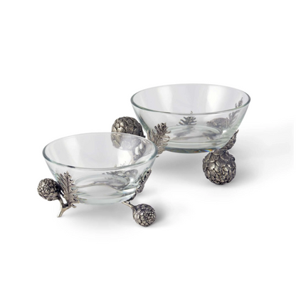 BOWL BASE DE ALCACHOFAS EN PELTRE