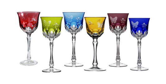 SET DE 6 COPAS APERITIVO SPRINGTIME COLORES