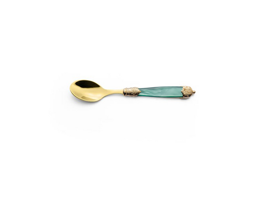 CUCHARA PARA TÉ MIRAGE TIN GOLD GREEN