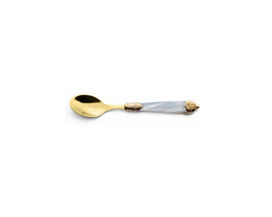 CUCHARA PARA TÉ MIRAGE TIN GOLD WHITE