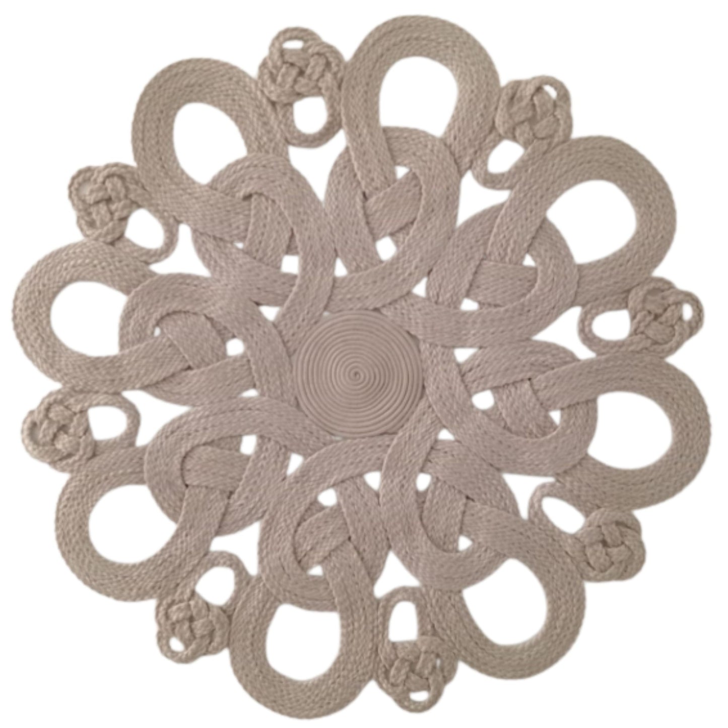 INDIVIDUALES  TEJIDO DAISY BEIGE