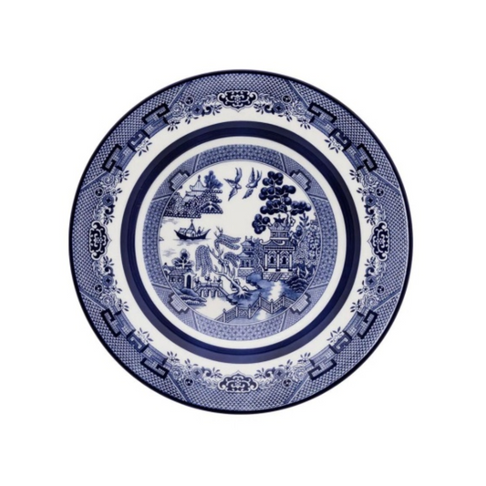 PLATO HONDO PORCELANA BLUE WILLOW