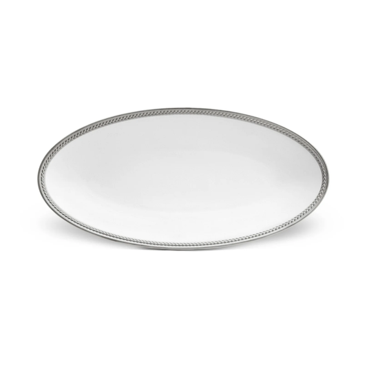BANDEJA OVALADA PLATINO