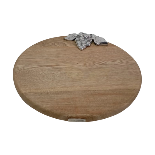 TABLA MADERA UVAS 35CM