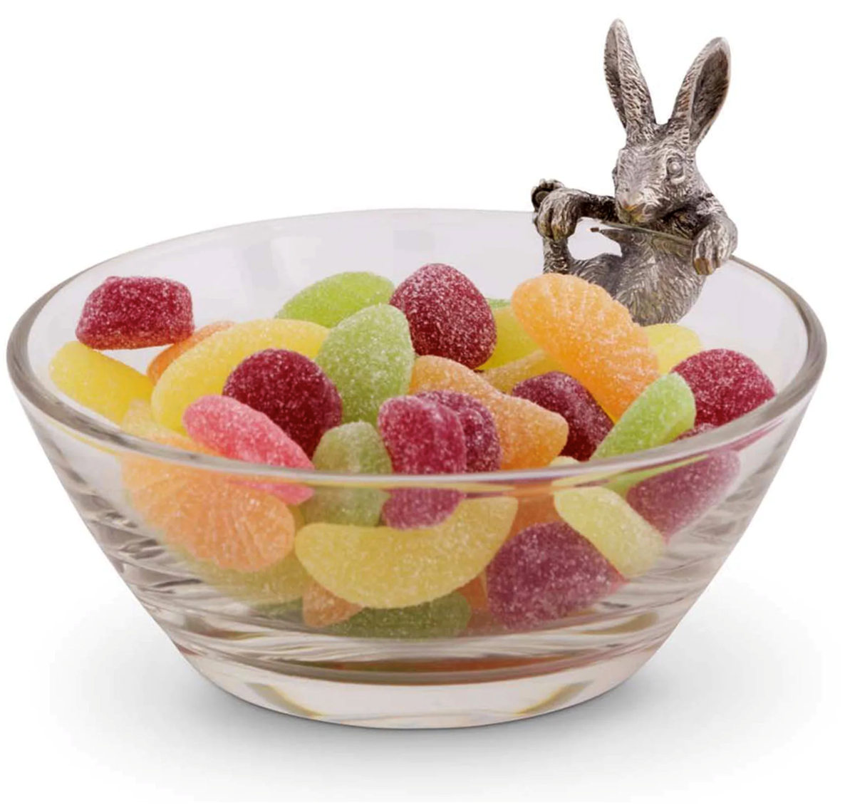 CUENCO PARA SERVIR CONEJITO EN PELTRE