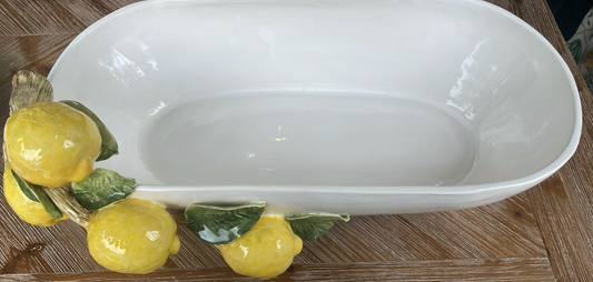 MACETERA"M" BLANCA LIMONES
