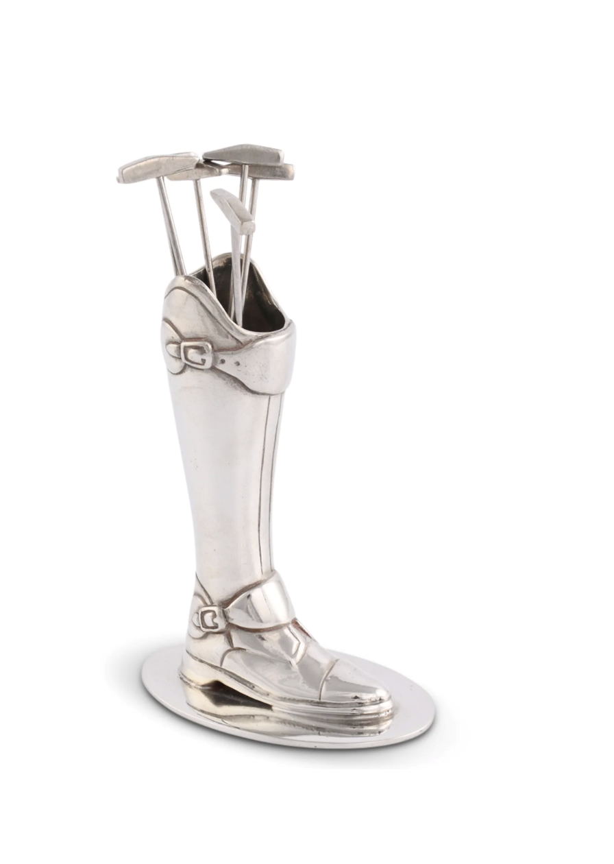 PALILLOS PASABOCAS BOTAS DE POLO EN PELTRE
