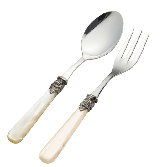 SET CUCHARA Y TENEDOR PARA POSTRE