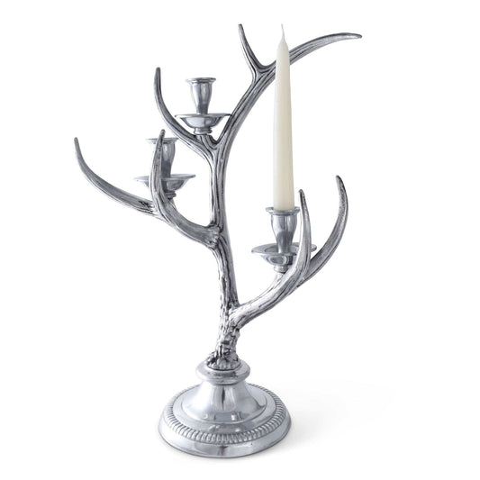 Candelabro Metal de Astas Tres Luces