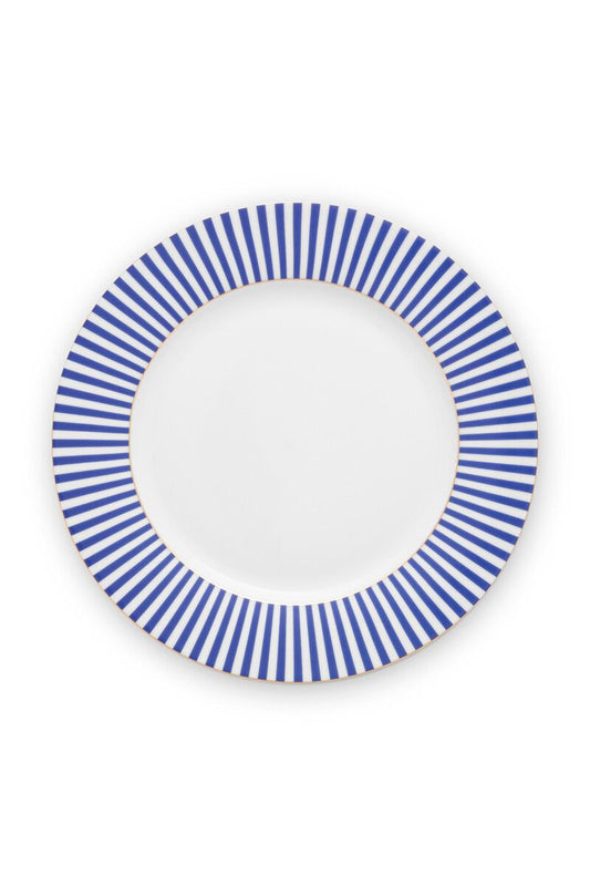 PLATO PRINCIPAL STRIPES AZUL RAYAS