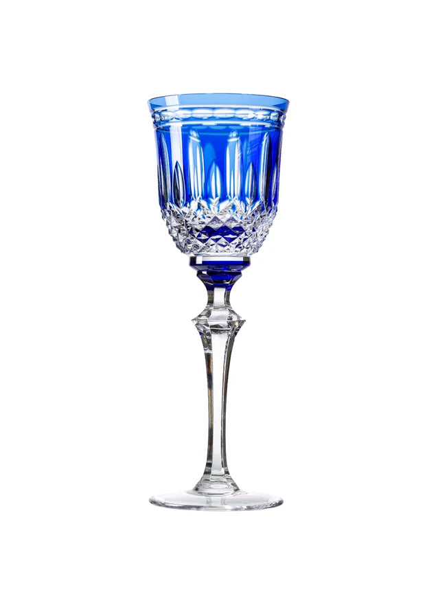 COPA VINO TINTO SERENATA AZUL  CRISTAL 320ML